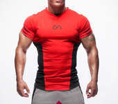Customized Multi-color Sport Elastic Men's T-shirt